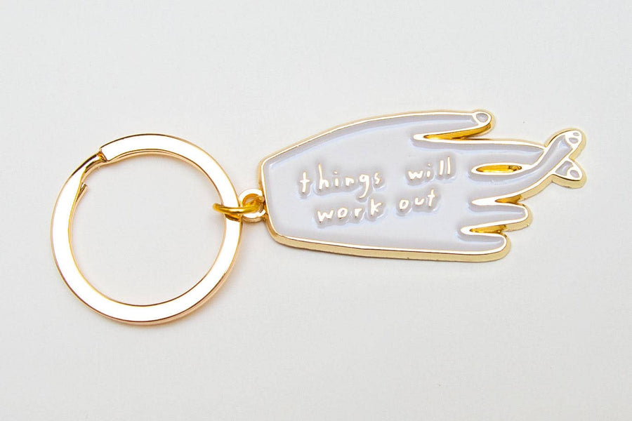 Things Will Work Out Keychain by People I've Loved