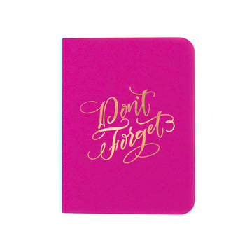 Don't Forget Pocket Notebook