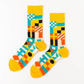 L Nautical Adult Crew Socks
