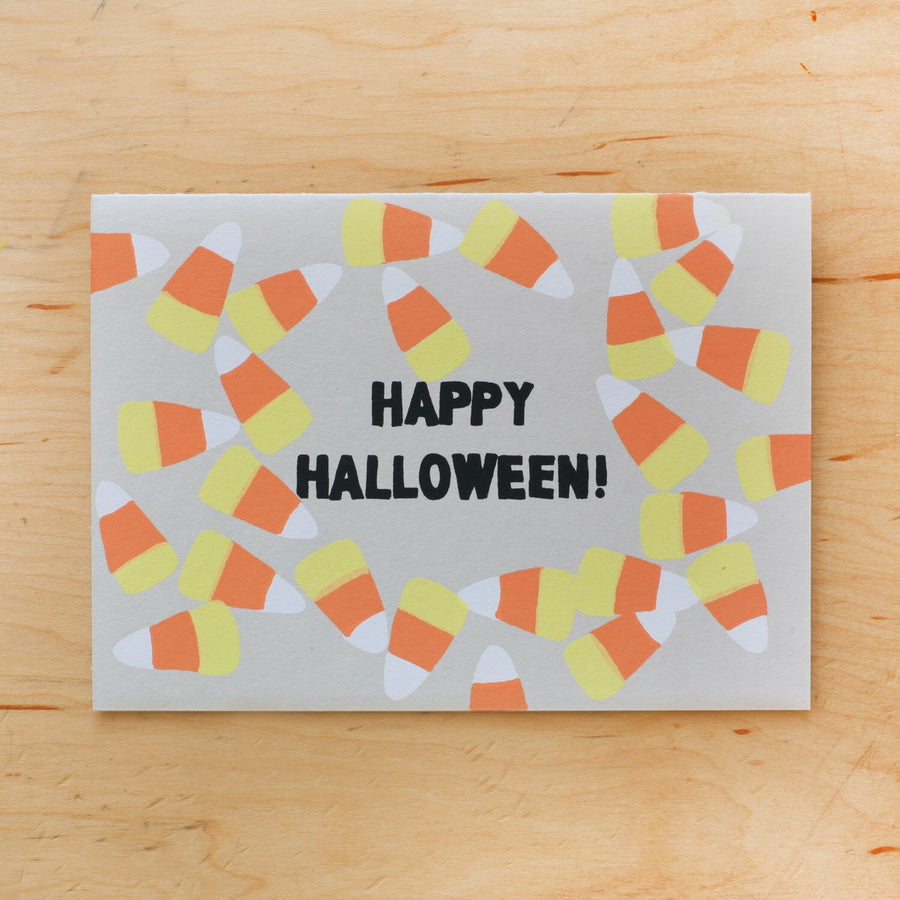 Candy Corn Halloween Card