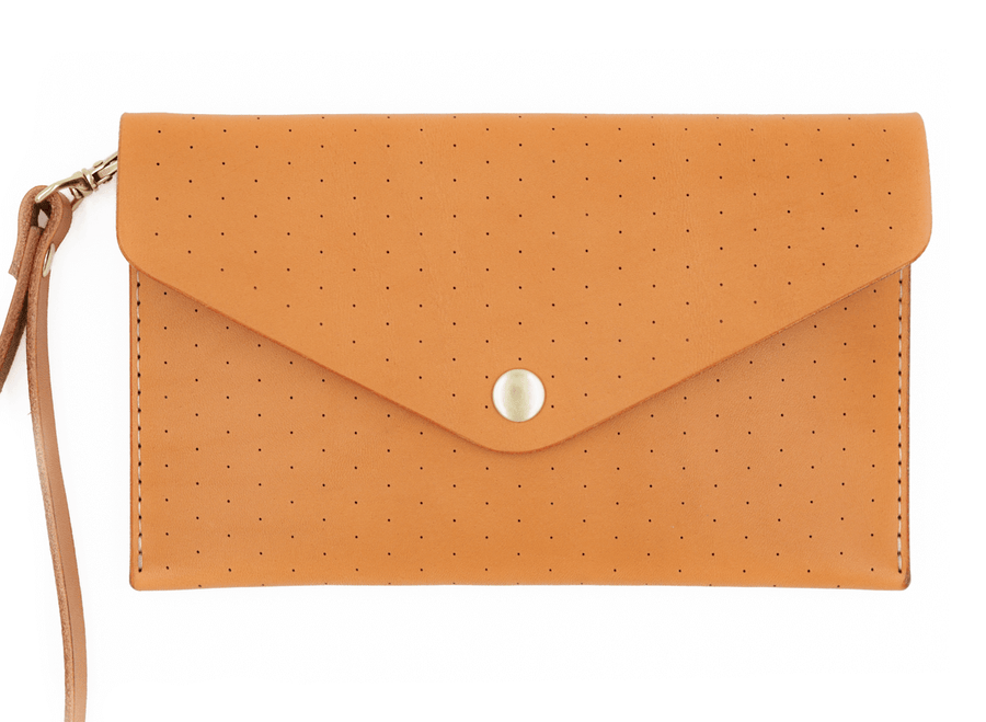 Tan Clutch Wallet