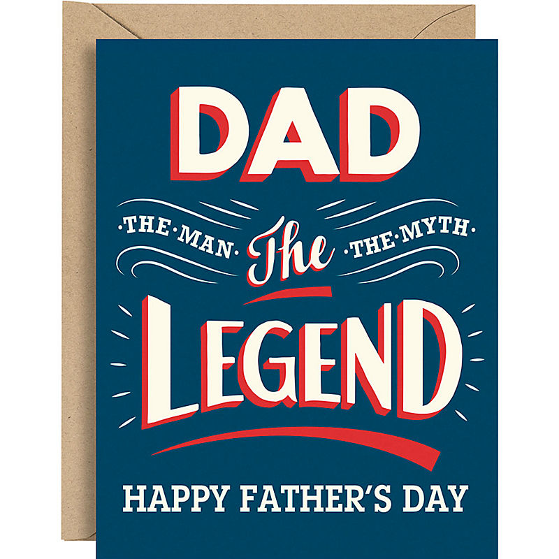 Dad the Legend Card