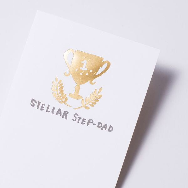 Stellar Step-Dad Card